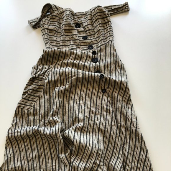 Anthropologie Eva Franco Stripe Utility Midi Dress - Picture 4 of 8